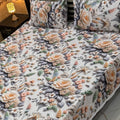 Real Imported 9D-Micro Cotton Double Bedsheet Set – With 2 Pillow Covers