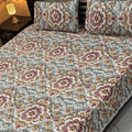 Real Imported 9D-Micro Cotton Double Bedsheet Set – With 2 Pillow Covers