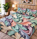 Real Imported 9D-Micro Cotton Double Bedsheet Set – With 2 Pillow Covers