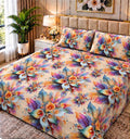 Real Imported 9D-Micro Cotton Double Bedsheet Set – With 2 Pillow Covers